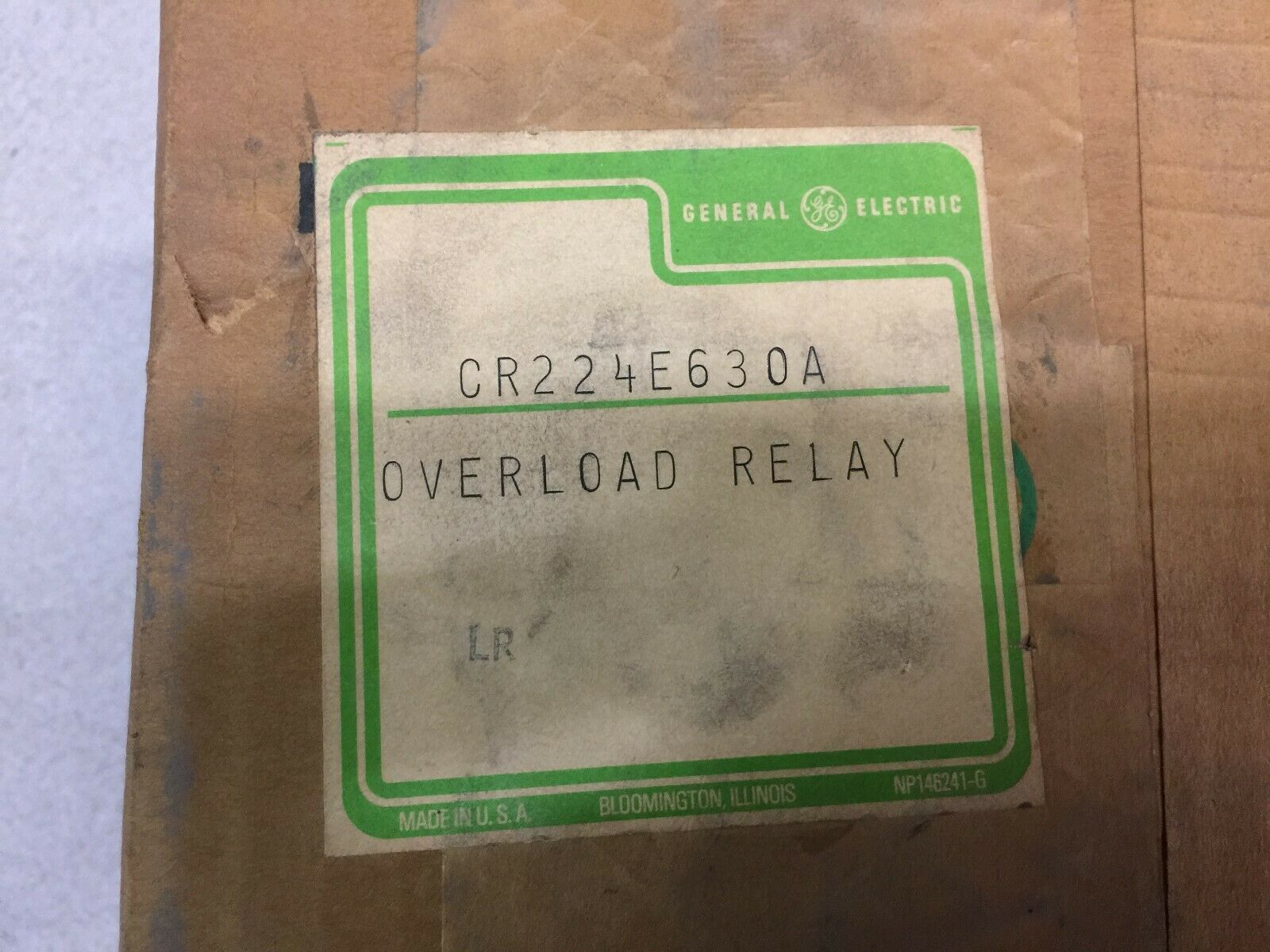 NEW IN BOX GE 3POLE OVERLOAD RELAY CR224E630A