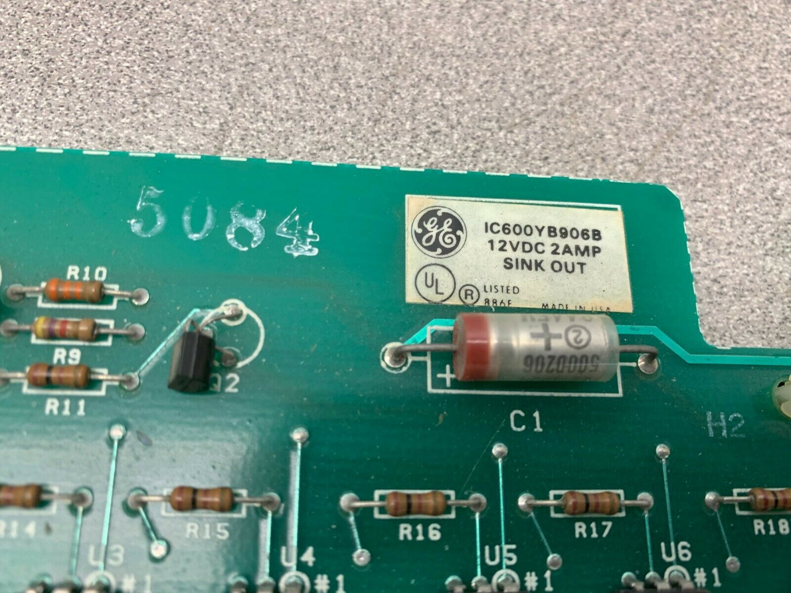 USED GENERAL ELECTRIC OUTPUT CIRCUIT BOARD IC600YB906B