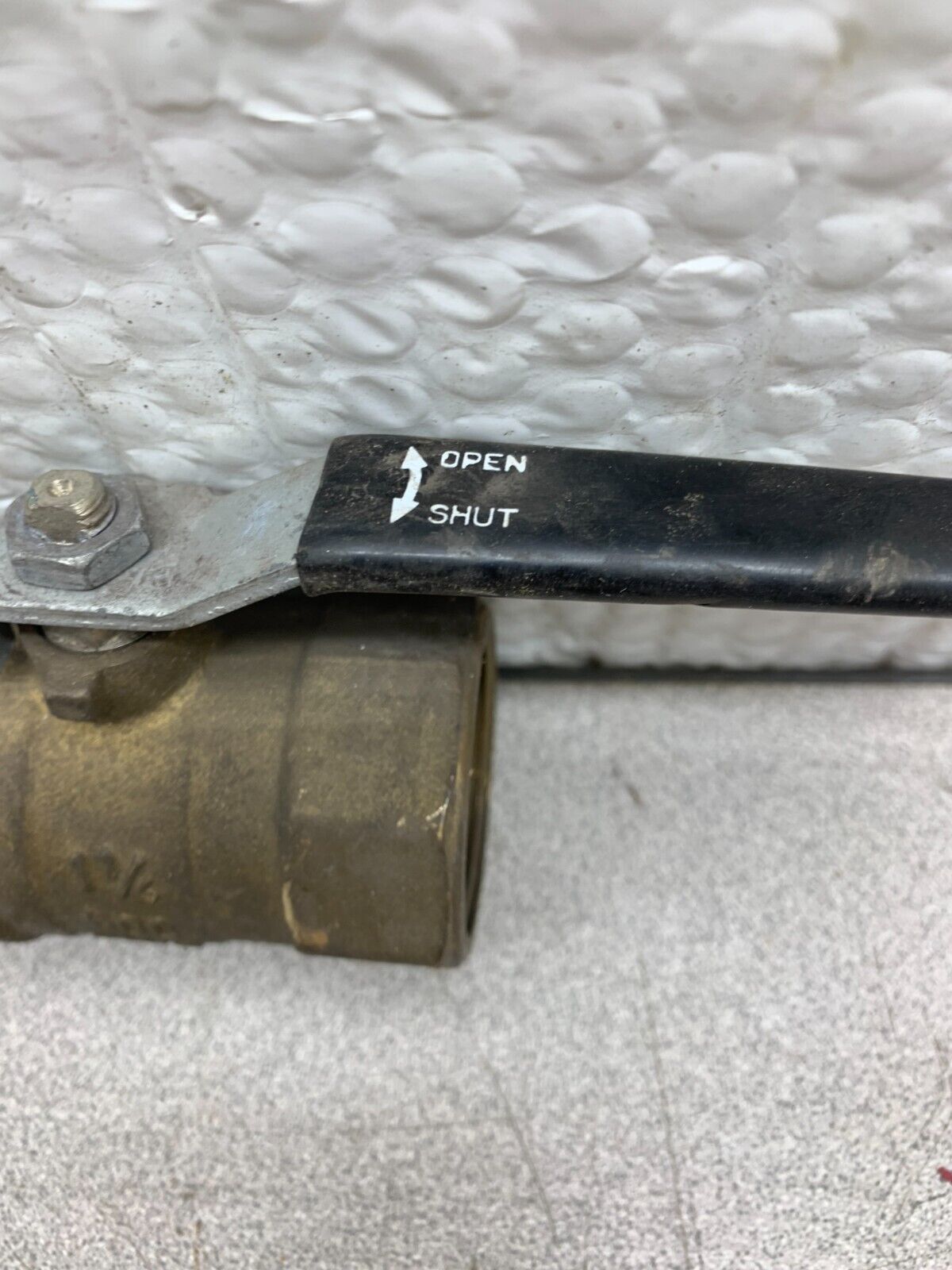 NEW NO BOX RUB 1-1/4" BALL VALVE 600 CWP