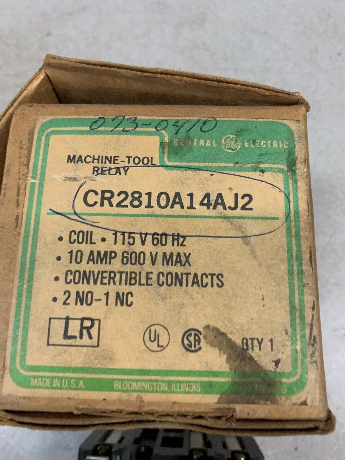 NEW IN BOX GE RELAY CR2810A14AJ2