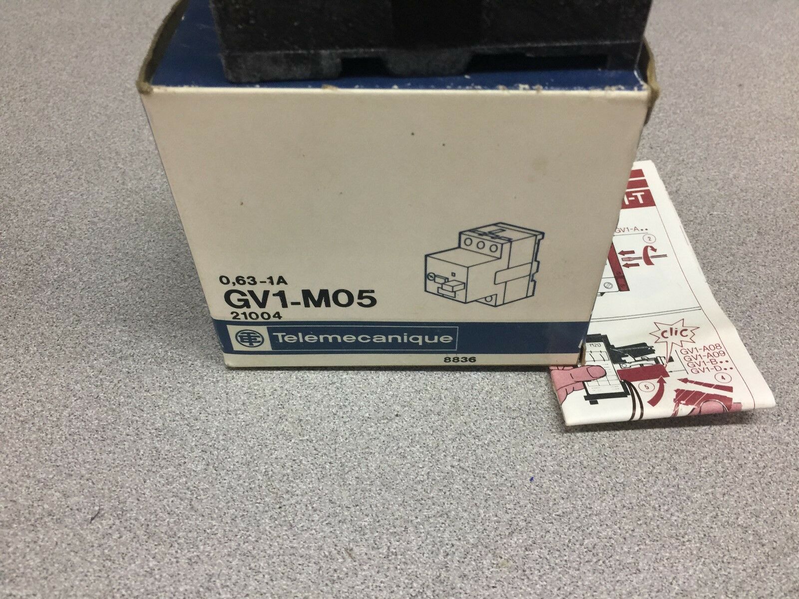 NEW IN BOX TELEMECANIQUE MANUAL STARTER GV1-M05