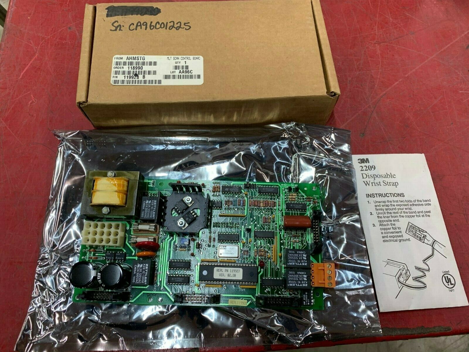 NEW IN BOX NORDSON AHMSTG MLT SCAN CONTROL BOARD 119928 B