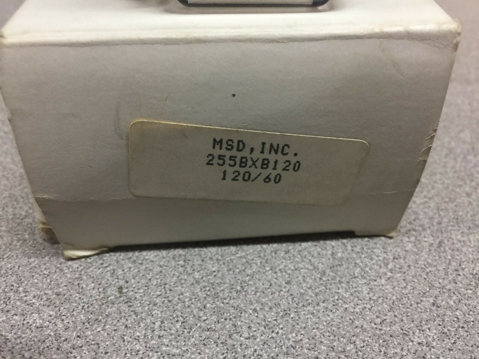 NEW IN BOX MSD RELAY 255BXB120