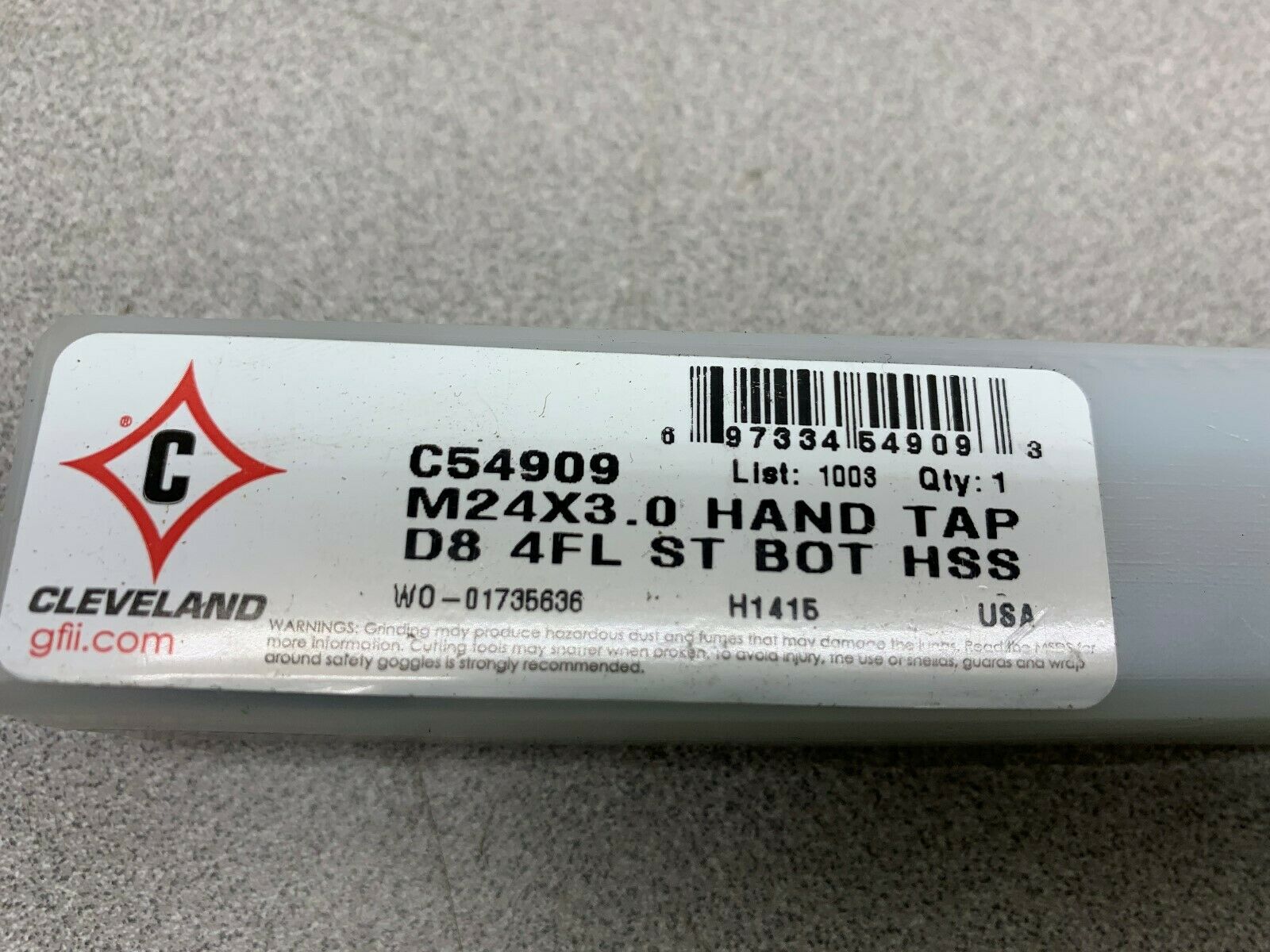 NEW NO BOX CLEVELAND HAND TAP C54909