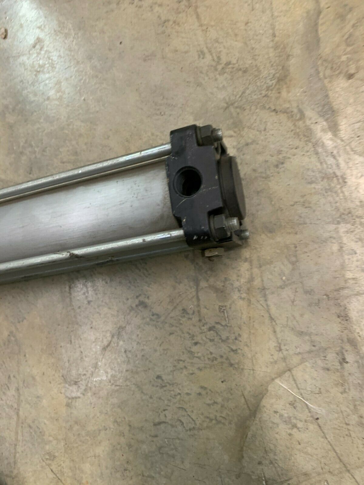 USED SMC DOUBLE ACTING PNEUMATIC CYLINDER CDA1TN150-700