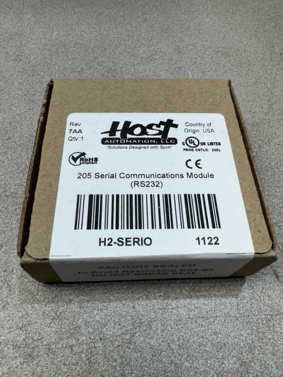 NEW IN BOX HOST AUTOMATION DirectLOGIC DL205 communication module H2-SERIO