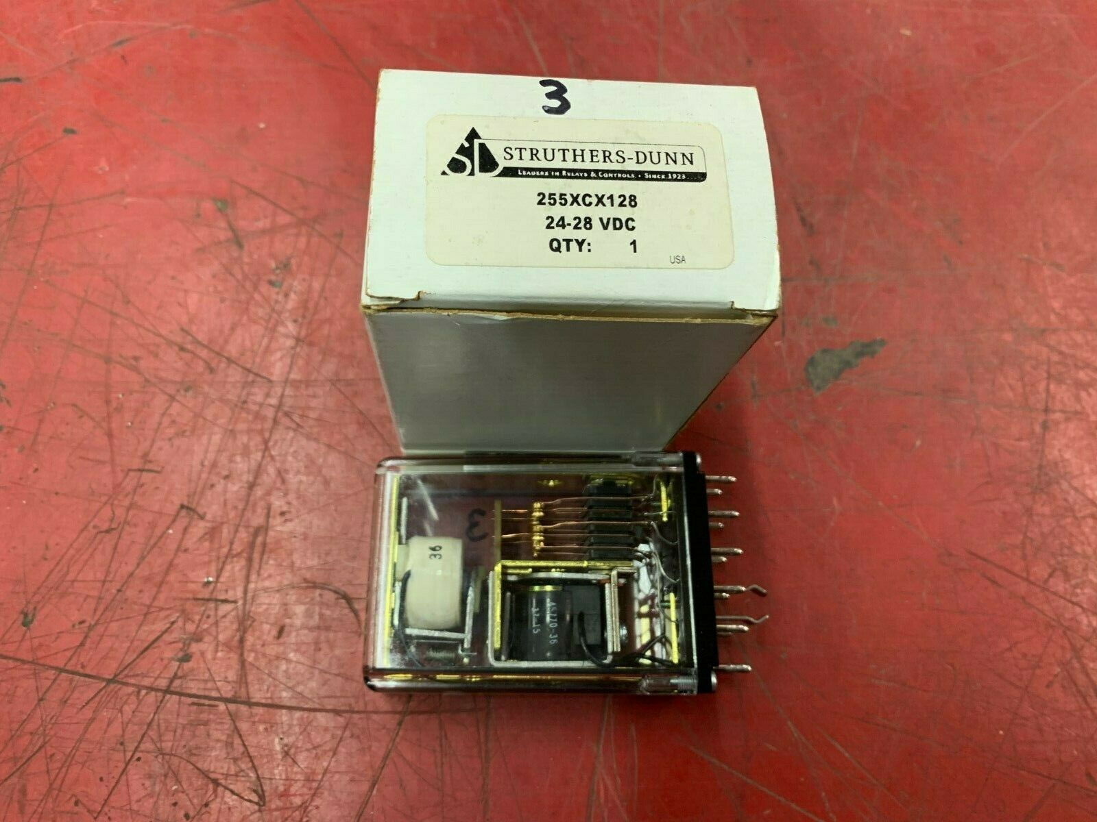 NEW IN BOX STRUTHERS-DUNN 24-28VDC. RELAY 255XCX128