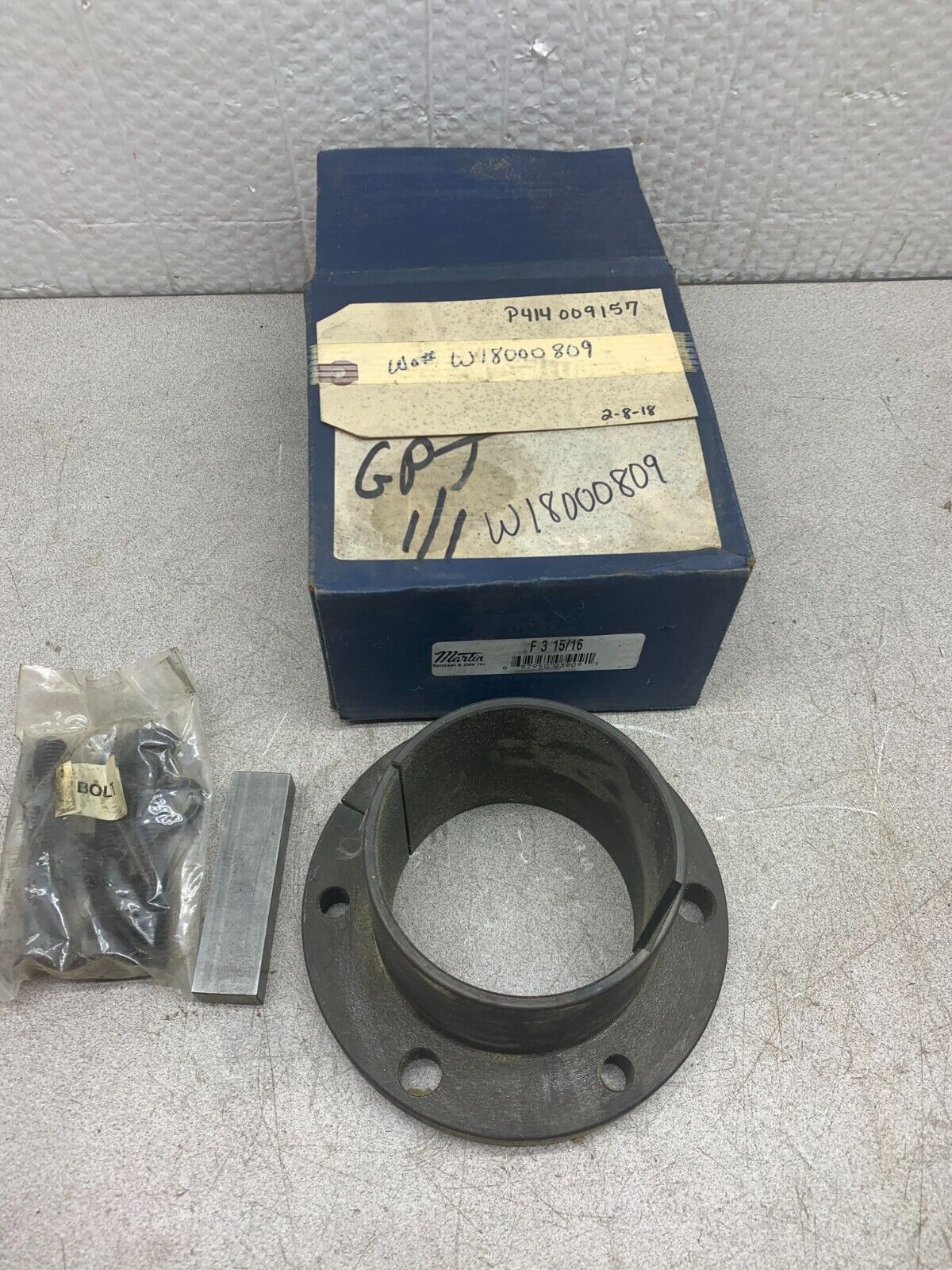 NEW IN BOX MARTIN BUSHING F 3-15/16