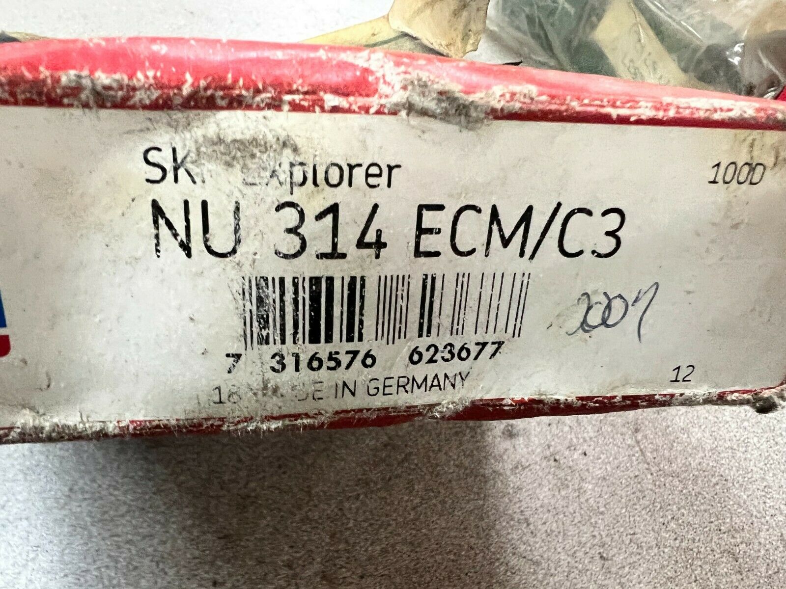 NEW IN BOX SKF CYLINDRICAL BEARING NU 314 ECM/C3