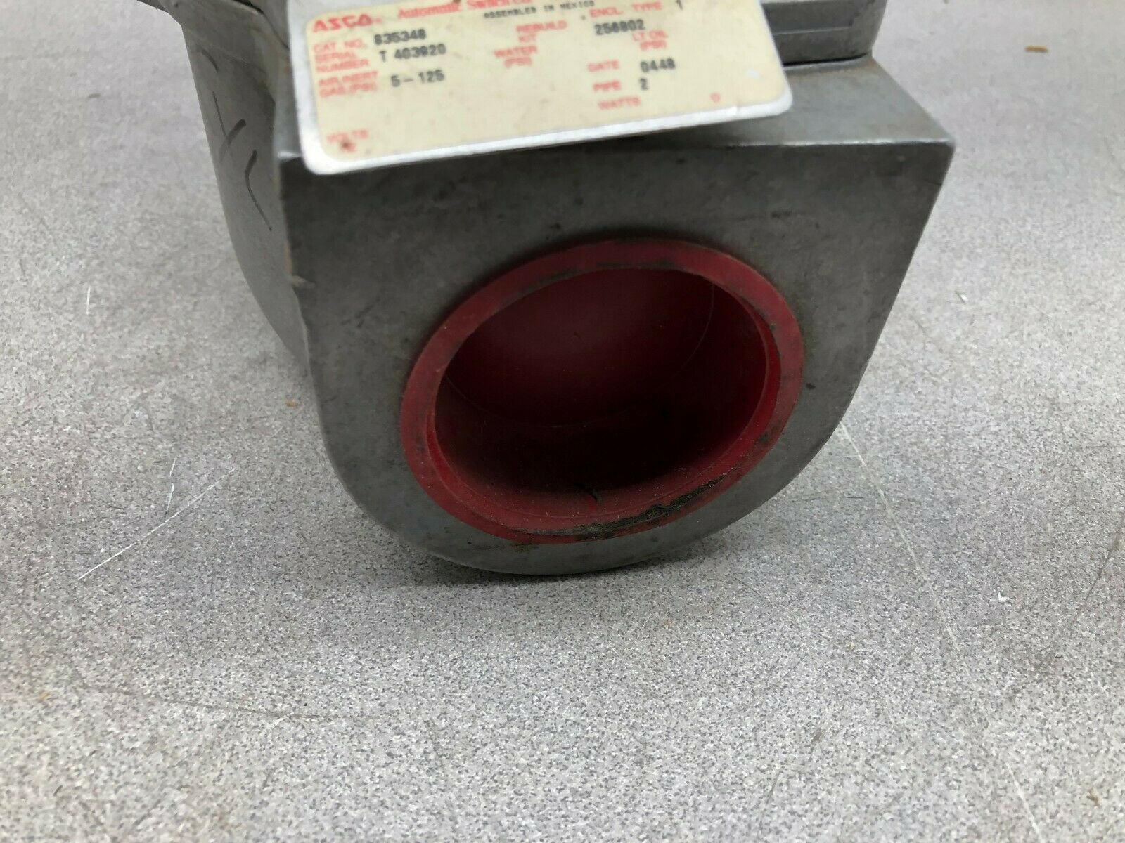 NEW NO BOX ASCO RED HAT VALVE 2" PIPE SIZE 835348