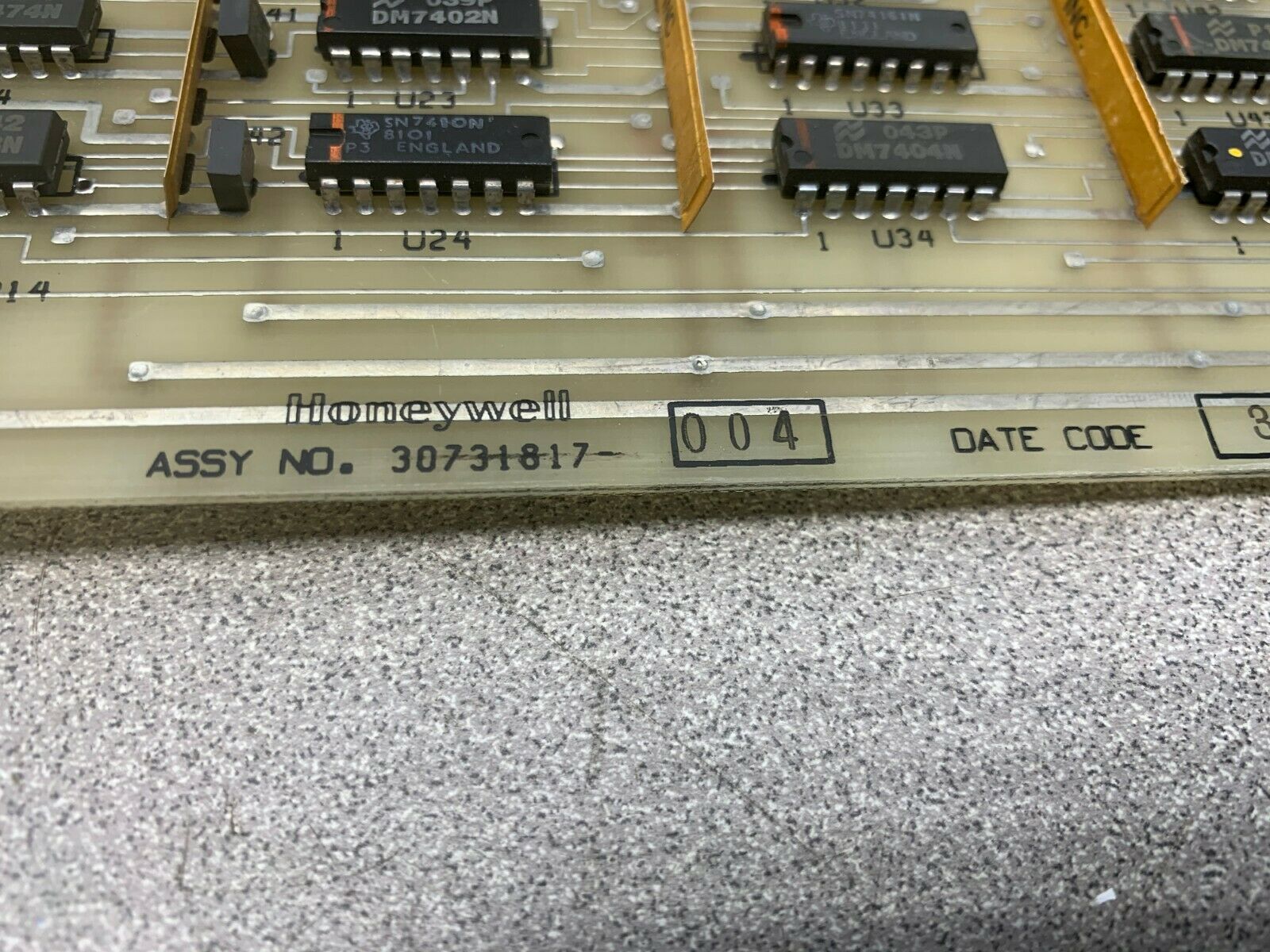 USED HONEYWELL CIRCUIT BOARD 30731817-004