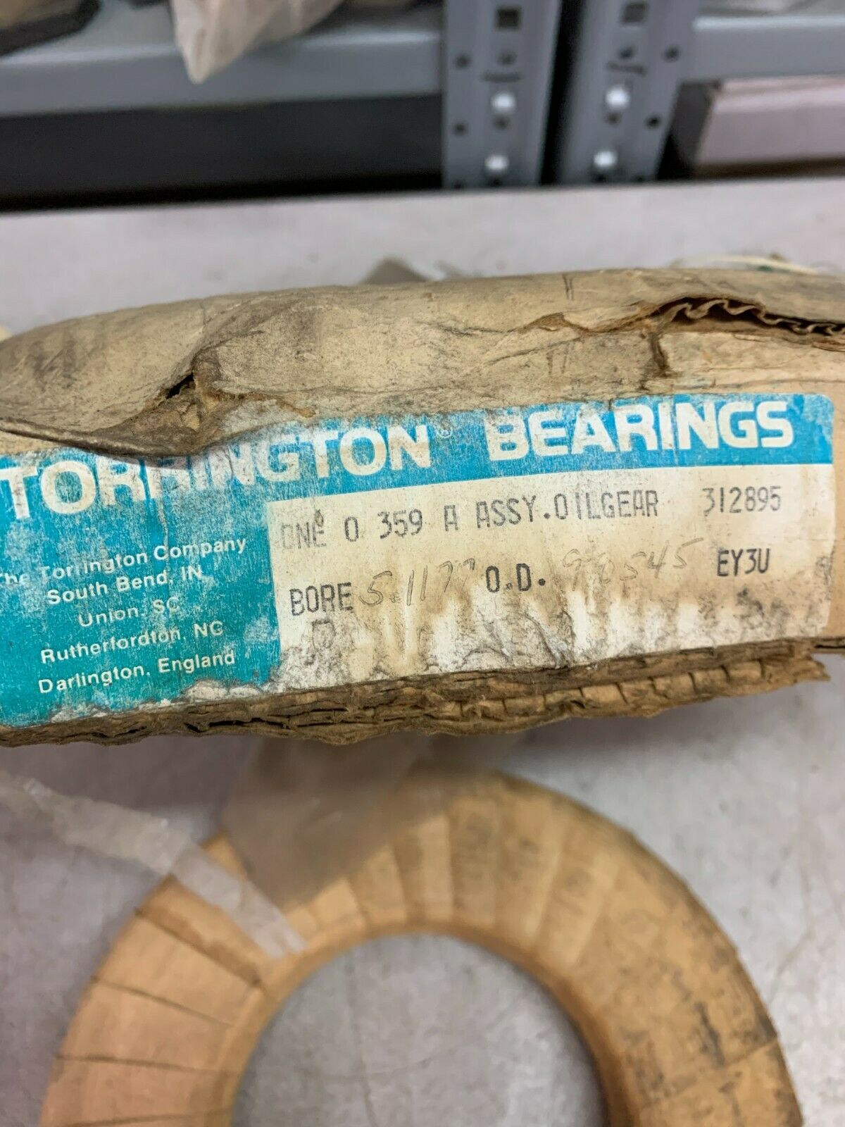 NEW TORRINGTON 0 359 A OILGEAR 312895 BEARING ASSEMBLY