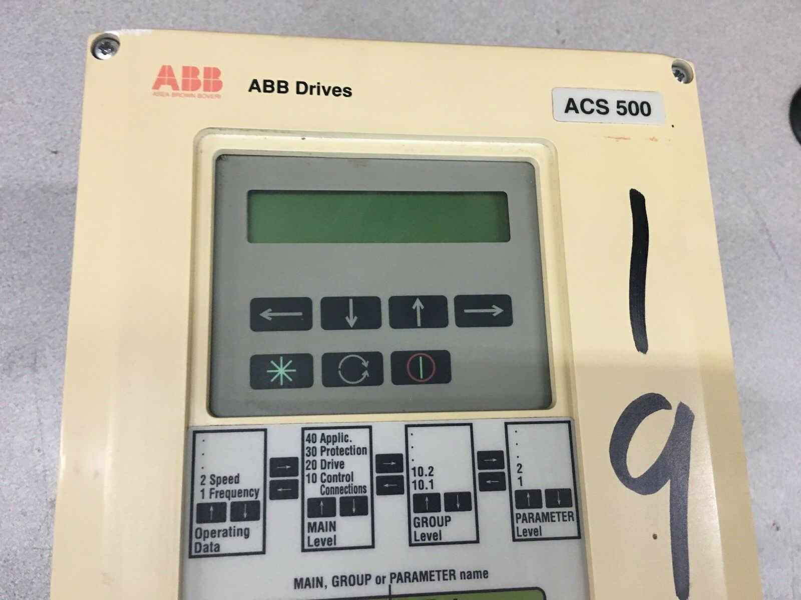 USED ABB ACS 500 5HP VARIABLE SPEED DRIVE ACS501-003-4-0AP2