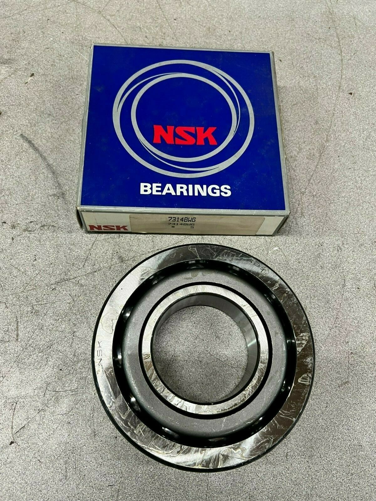 NEW IN BOX NSK 7314B ANGULAR CONTACT BEARING 7314BWG