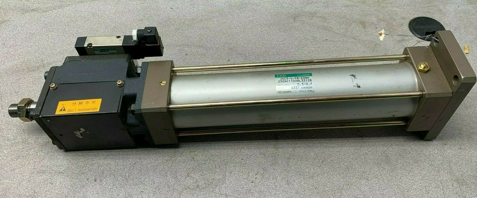 NEW CKD JSC3-V-FB-63NH PNEUMATIC CYLINDER 250AC110VHL33128