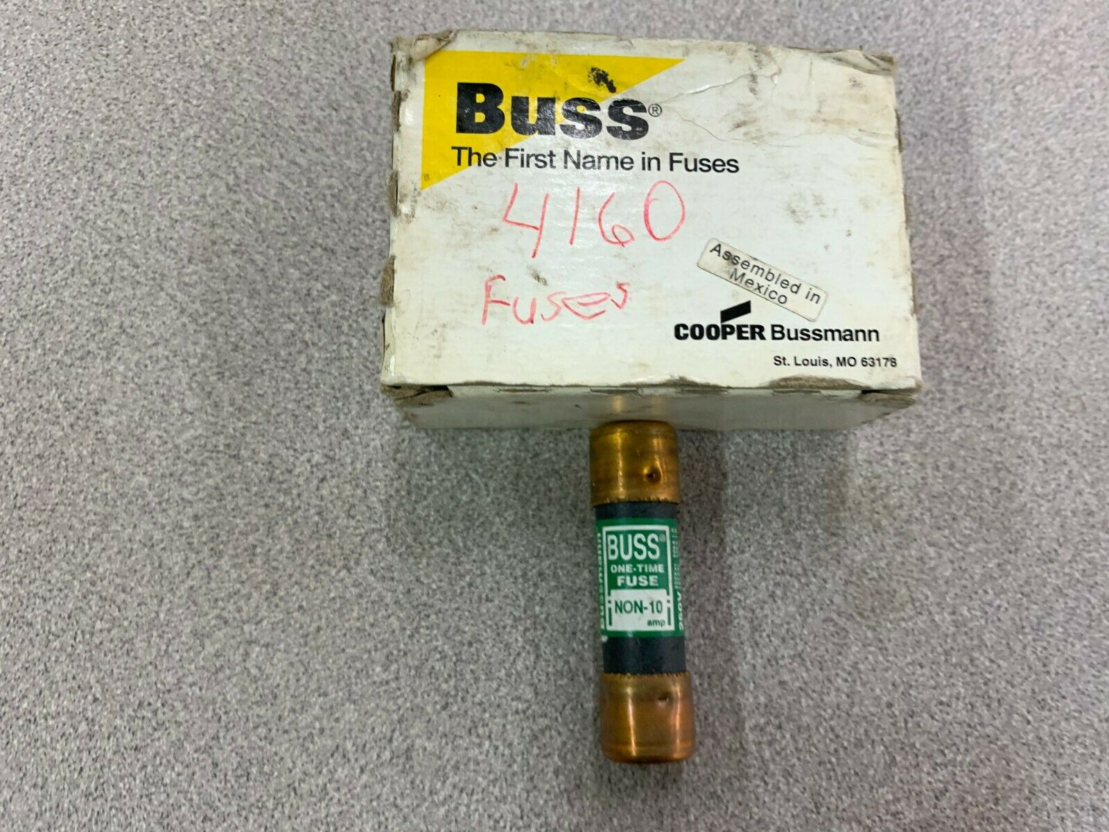 LOT OF 4 NEW IN BOX BUSSMAN FUSE NON-10