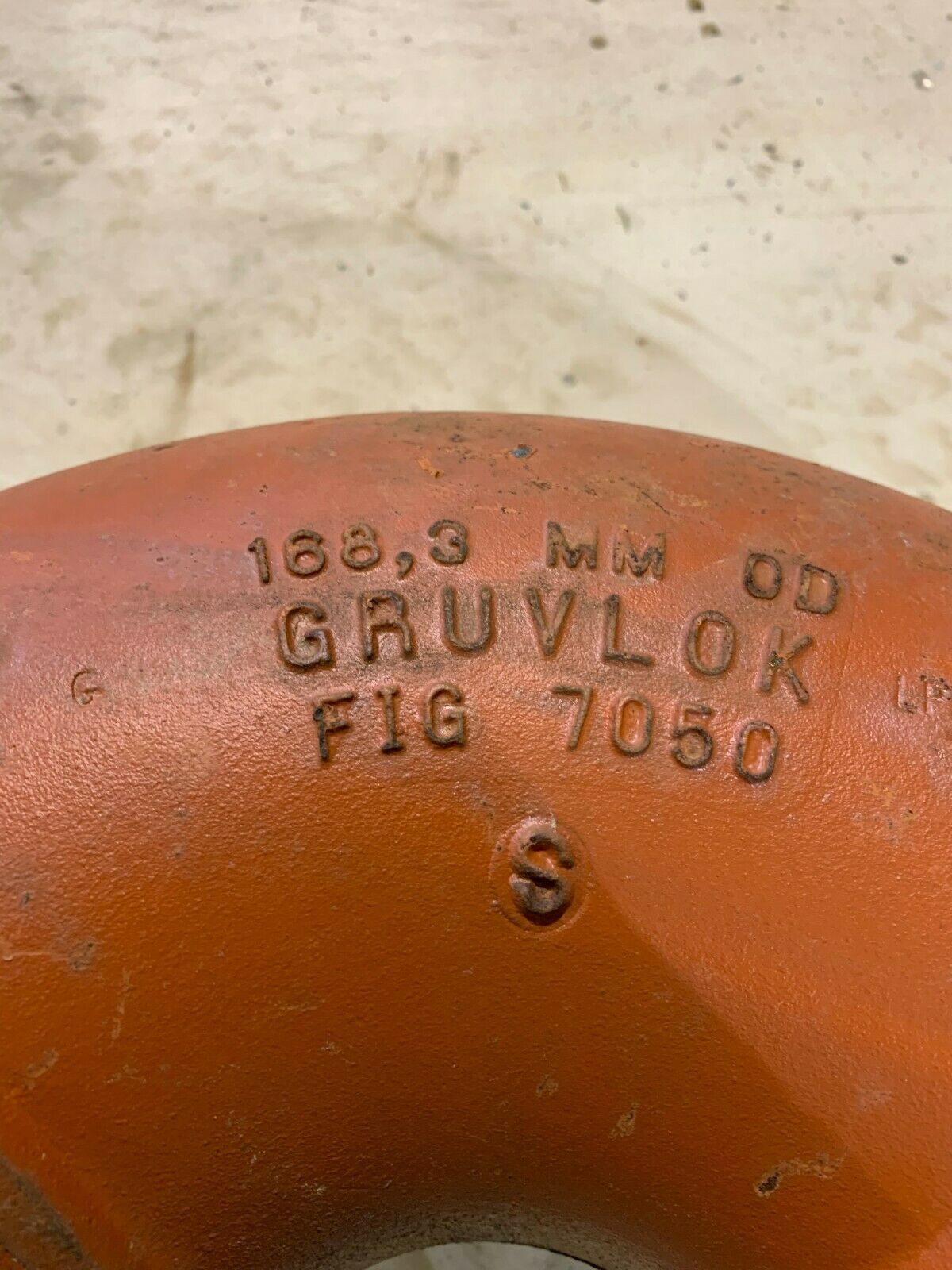 NEW GRUVLOK 6" PIPE FITTING 7050 ELBOW 168,3 MM OD