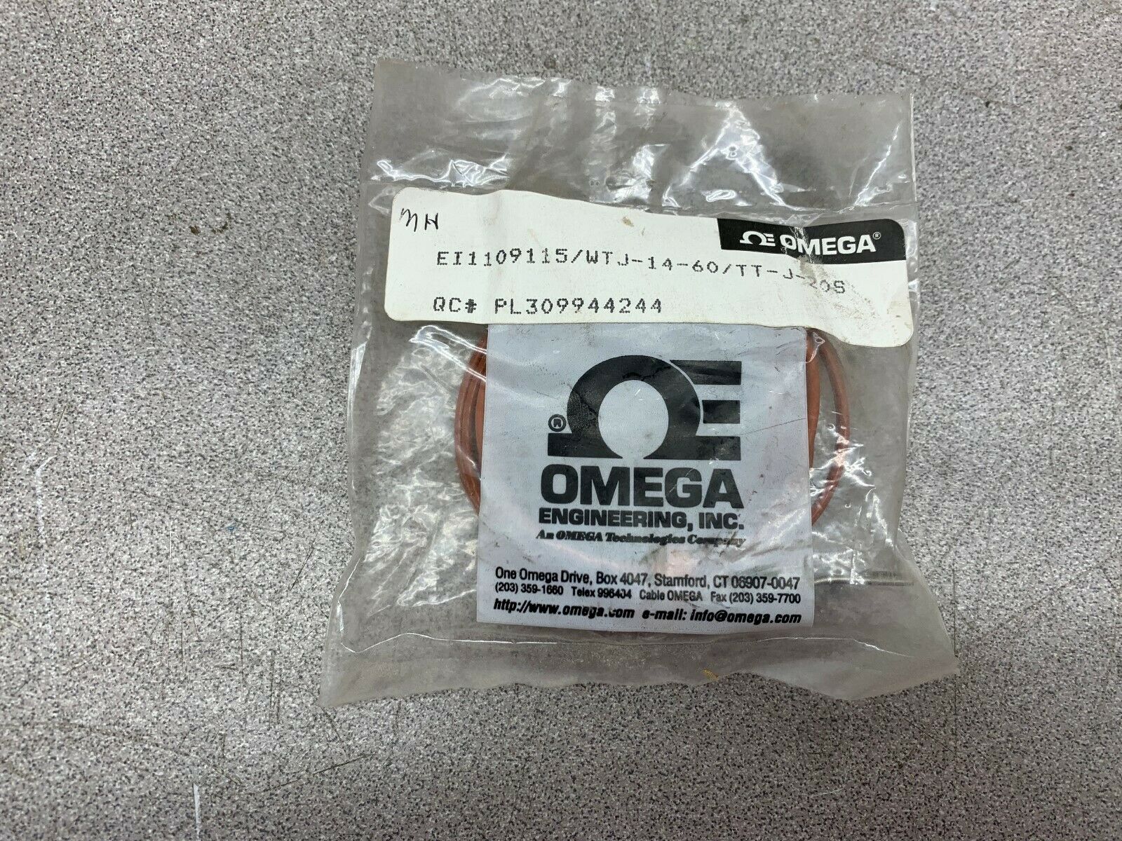 NEW NO BOX OMEGA PART EI1109115/WTJ-14-60/TT-J-20S