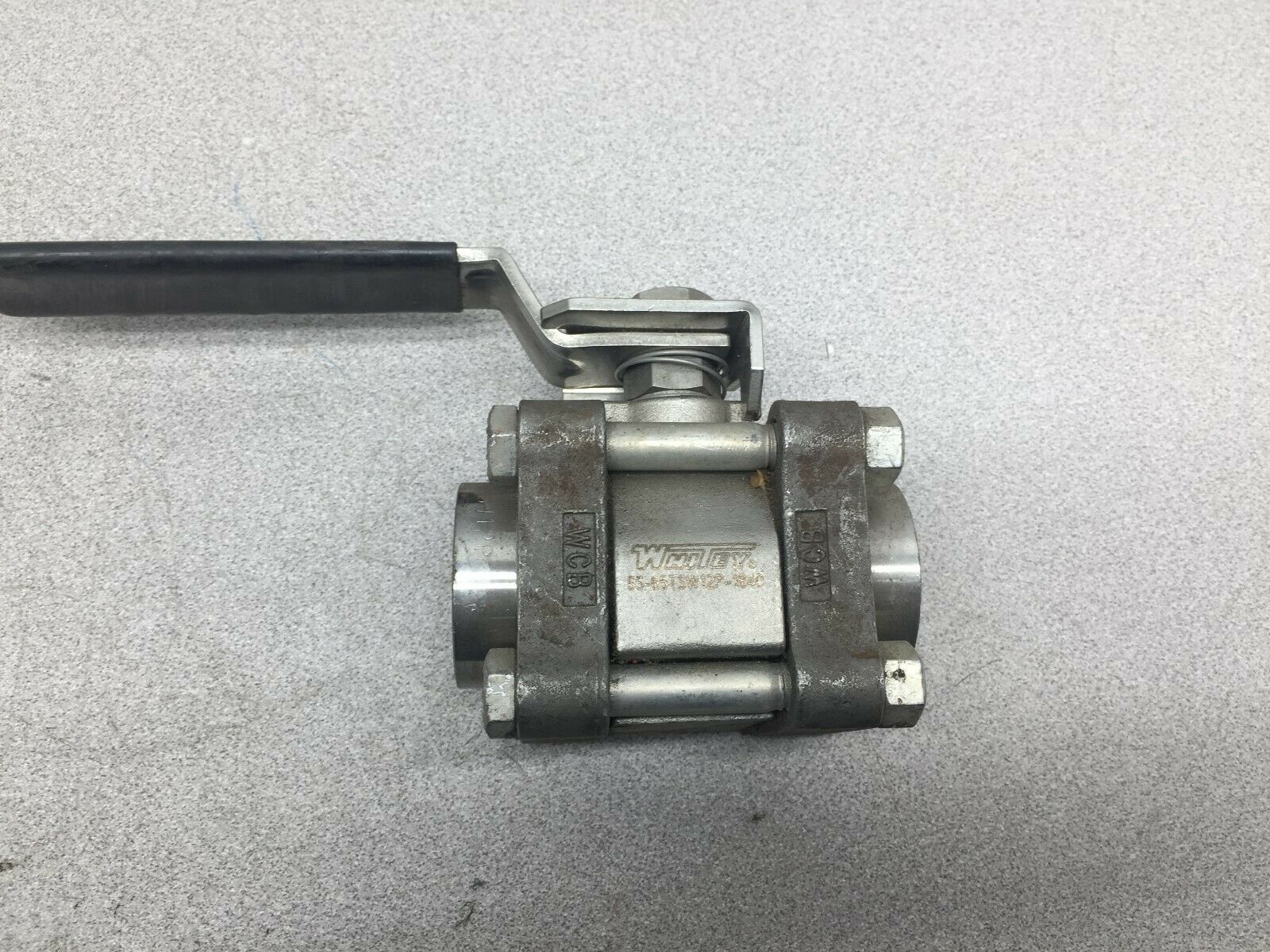 NEW NO BOX WHITEY 3/4 SOCKET WELD 1500 PSI 100 DEG F BALL VALVE SS-65TSW12P-1840