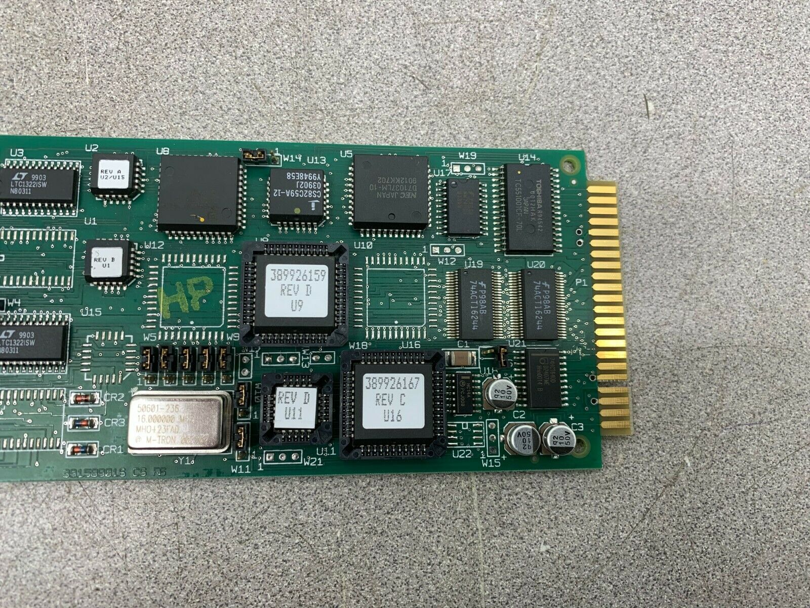 USED EMERSON BRISTOL BABCOCK NETWORK COMMUNICATION BOARD 392589-02-8