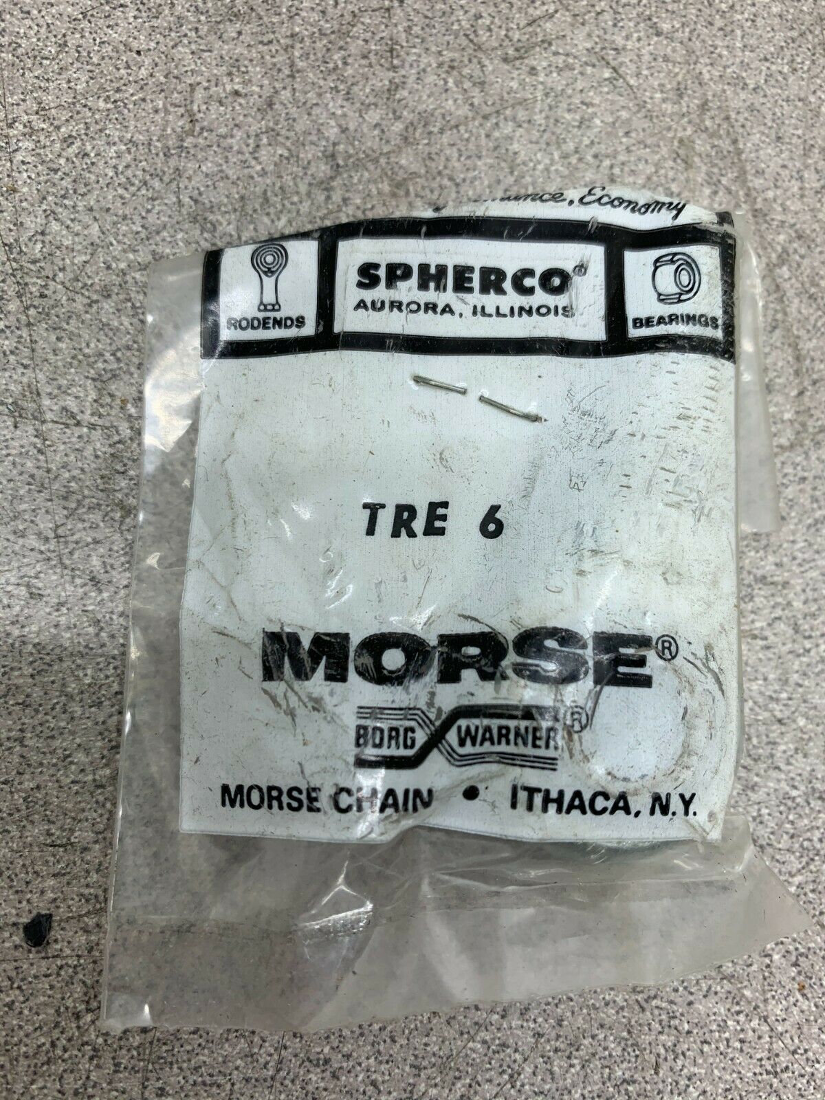 NEW IN BAG MORSE ROD END BEARING TRE 6