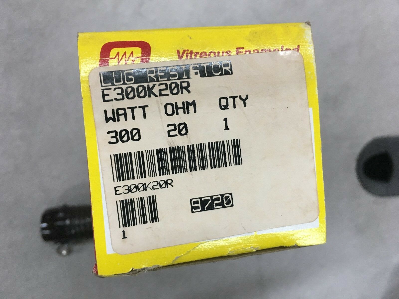 NEW IN BOX OHMITE LUG RESISTOR E300K20R