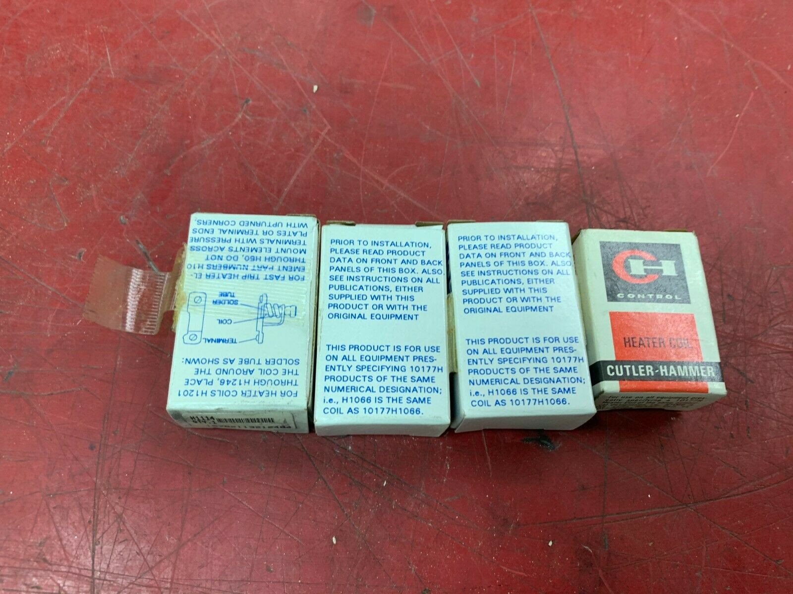 LOT OF 4 NEW IN BOX CUTLER HAMMER HEATER ELEMENT H1114