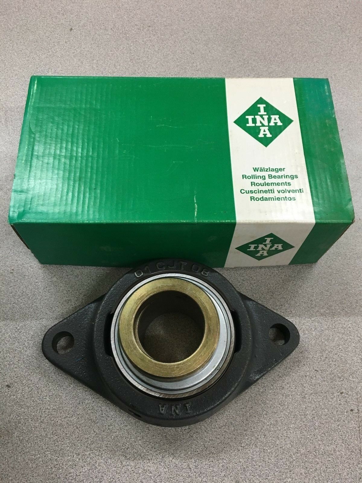 NEW IN BOX INA 2-BOLT FLANGE BEARING RCJT40N