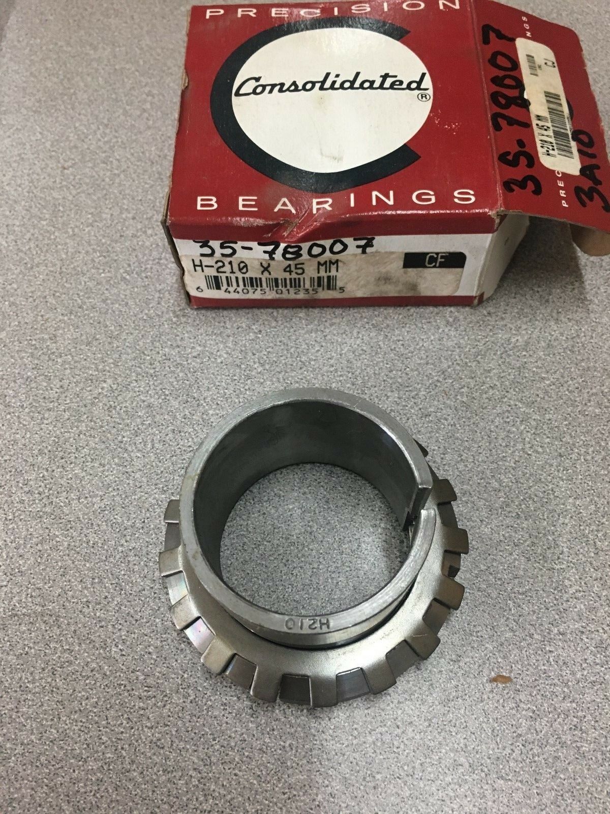 NEW IN BOX CONSOLIDATED BEARING ADAPTER H-210 X 4 MM