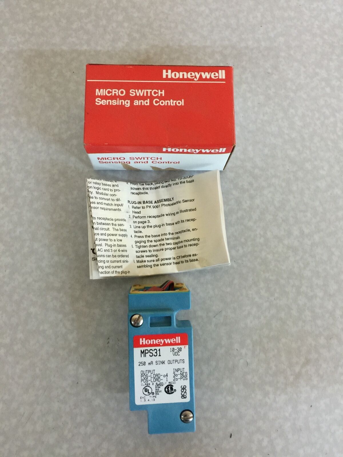 NEW IN BOX HONEYWELL MICRO SWITCH MPS31