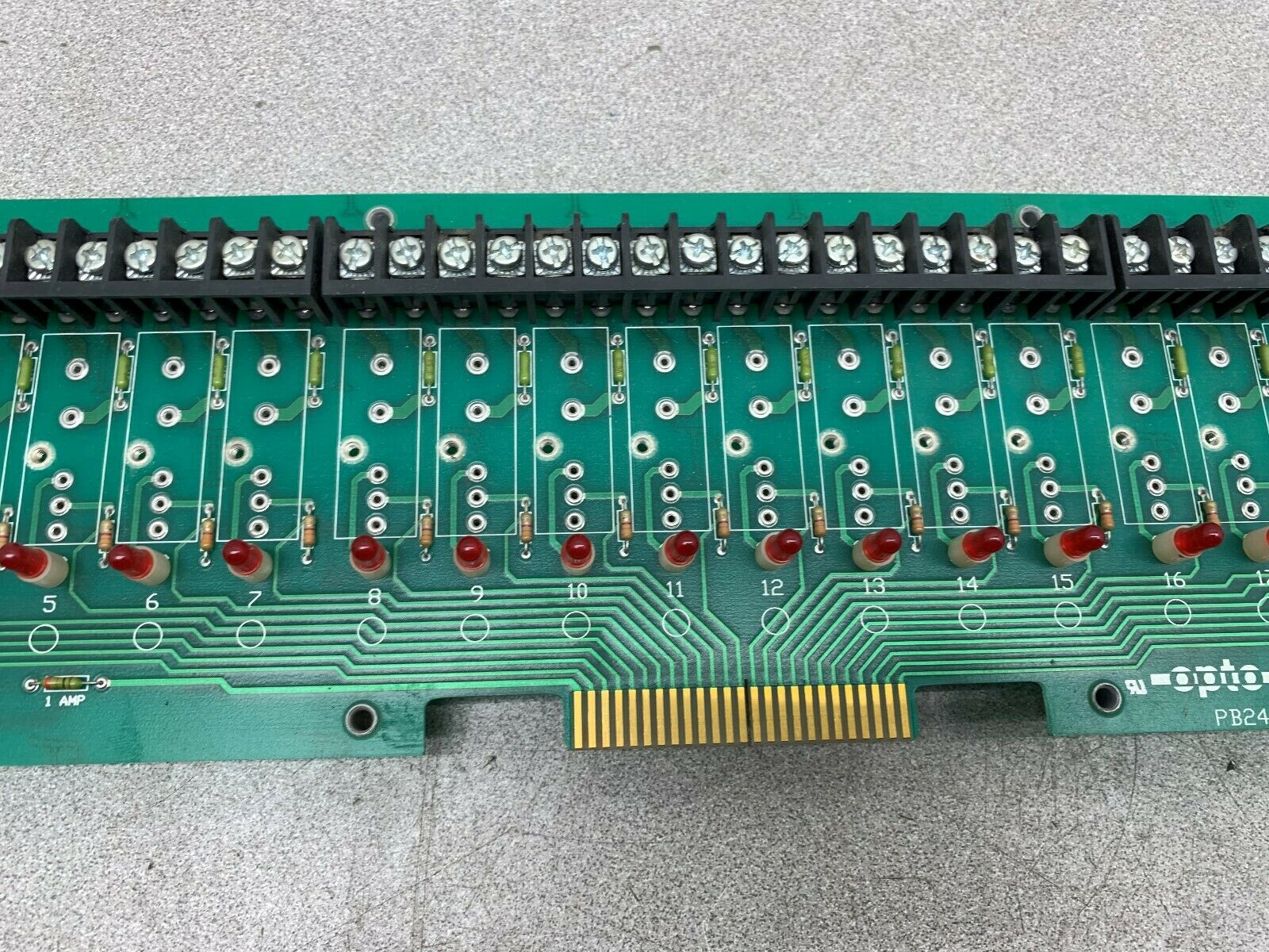 USED OPTP 22 RACK CIRCUIT BOARD PB24