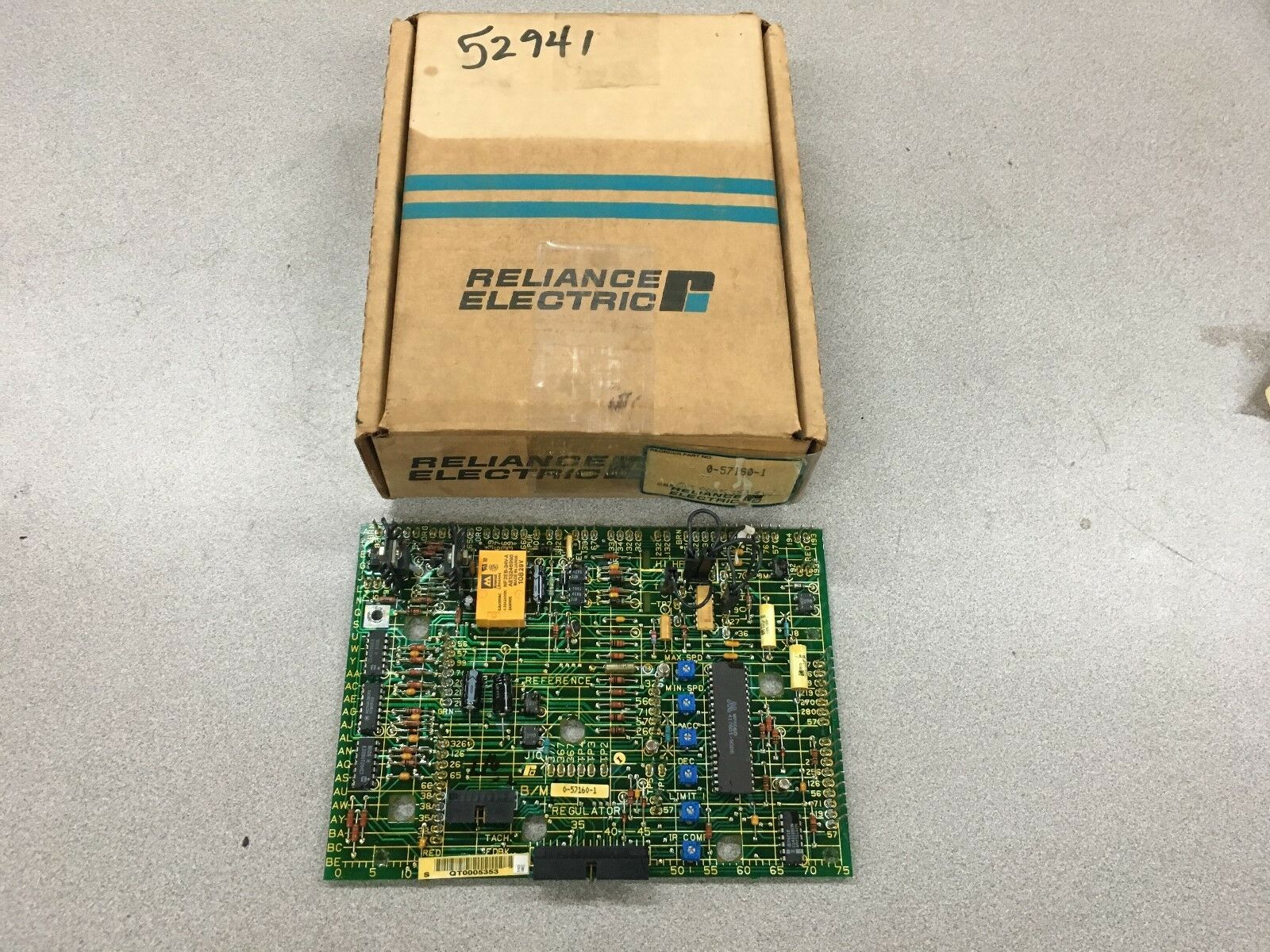 *REMANUFACTURED* RELIANCE ELECTRIC REGULATOR CIRCUIT BOARD 0-57160-1