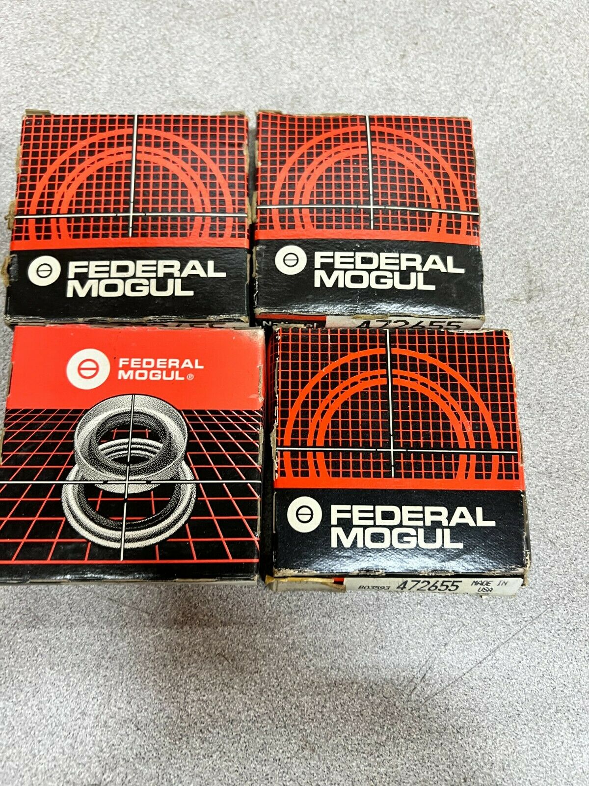 LOT OF 4 NEW IN BOX FEDERAL MOGUL OILSEAL 472655