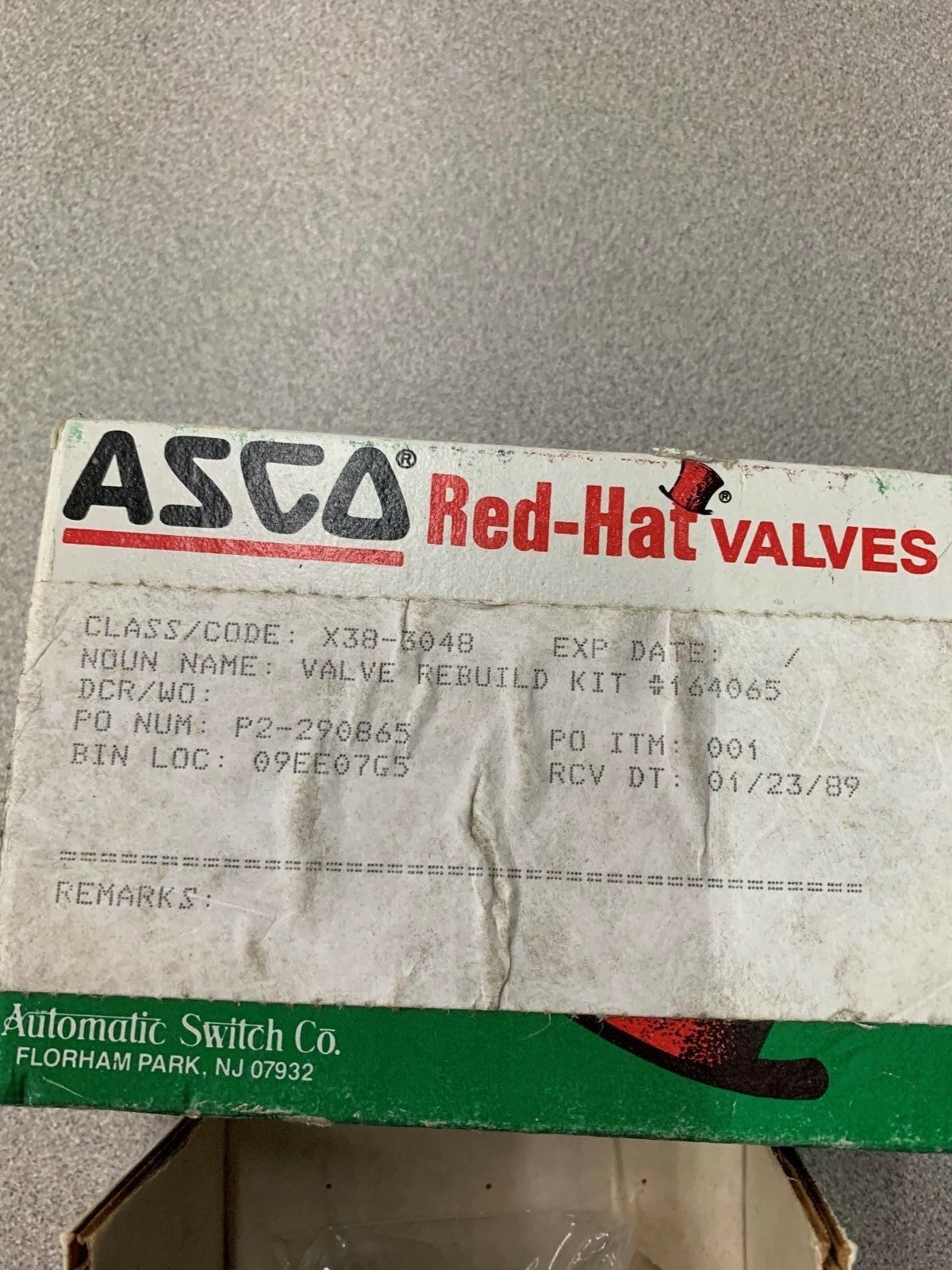 NEW IN BOX ASCO VALVE 164065