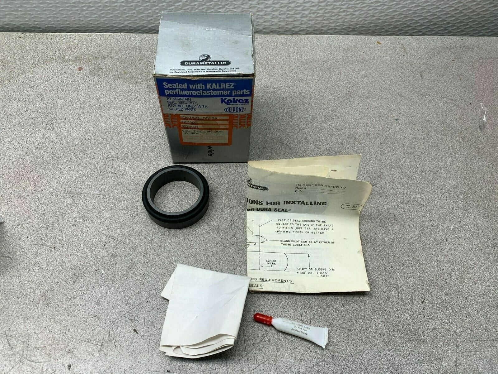 NEW IN BOX DURAMETALLIC MECHANICAL SEAL REPAIR KIT C563431 55534