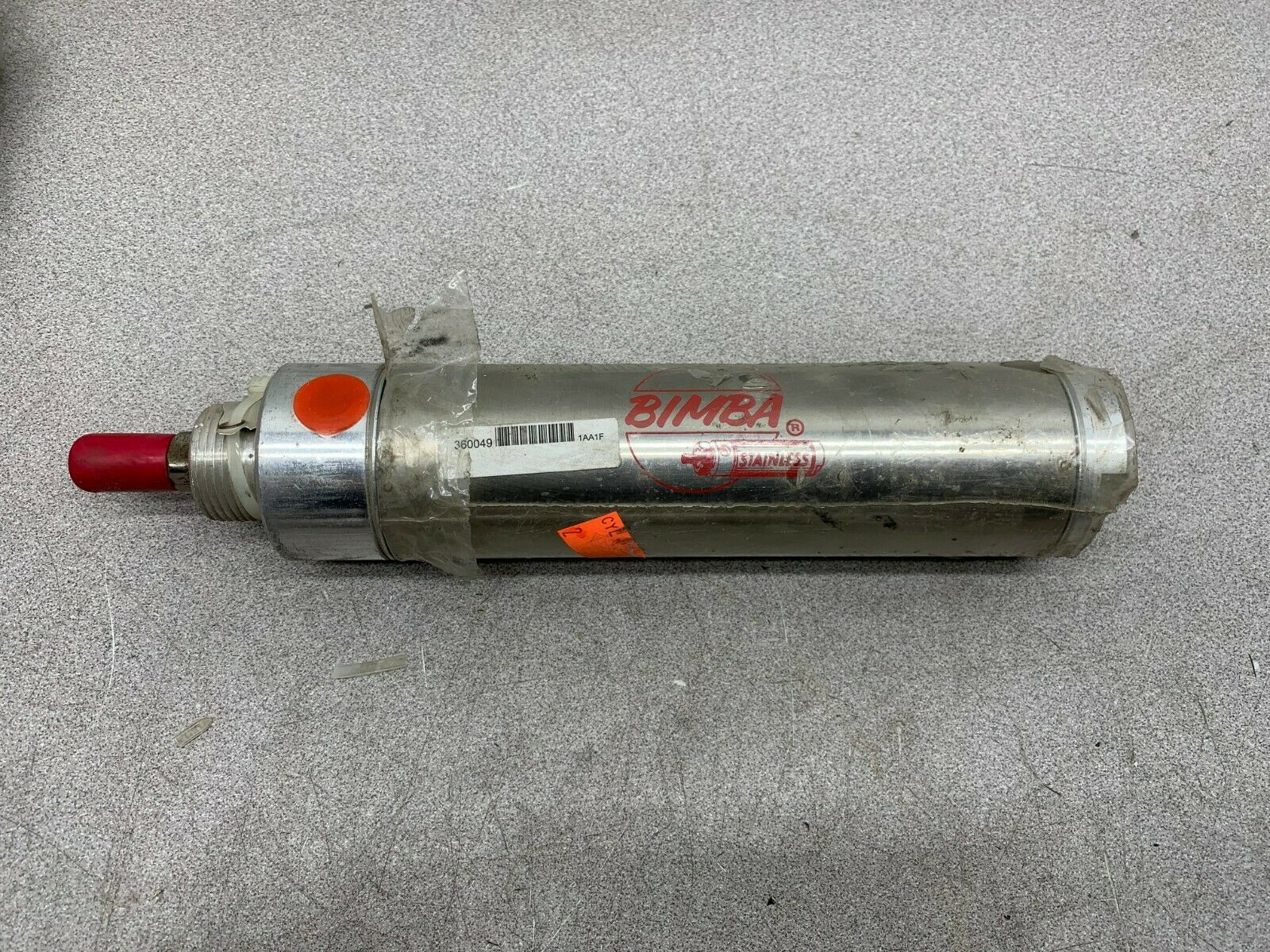 NEW NO BOX BIMBA STAINLESS PNEUMATIC CYLINDER NR-315-DGV