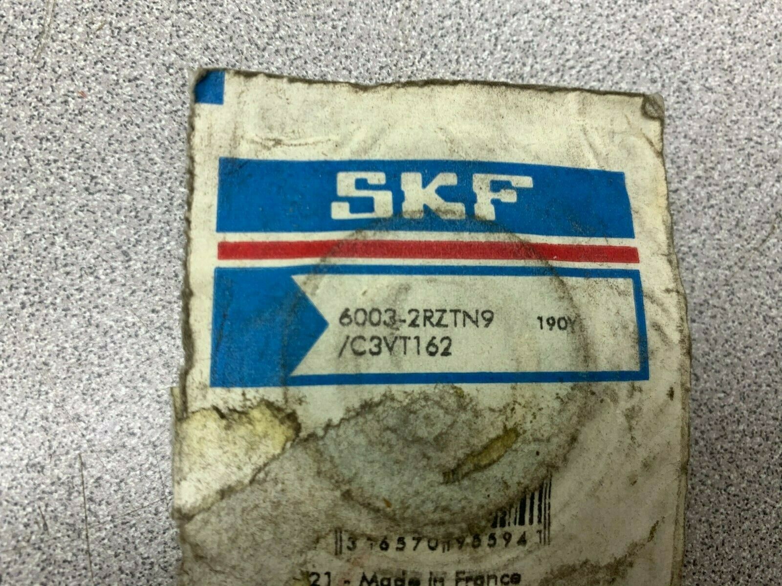 LOT OF 8 NEW IN PACKAGE SKF BEARING 6003-2RZTN9/C3VT162