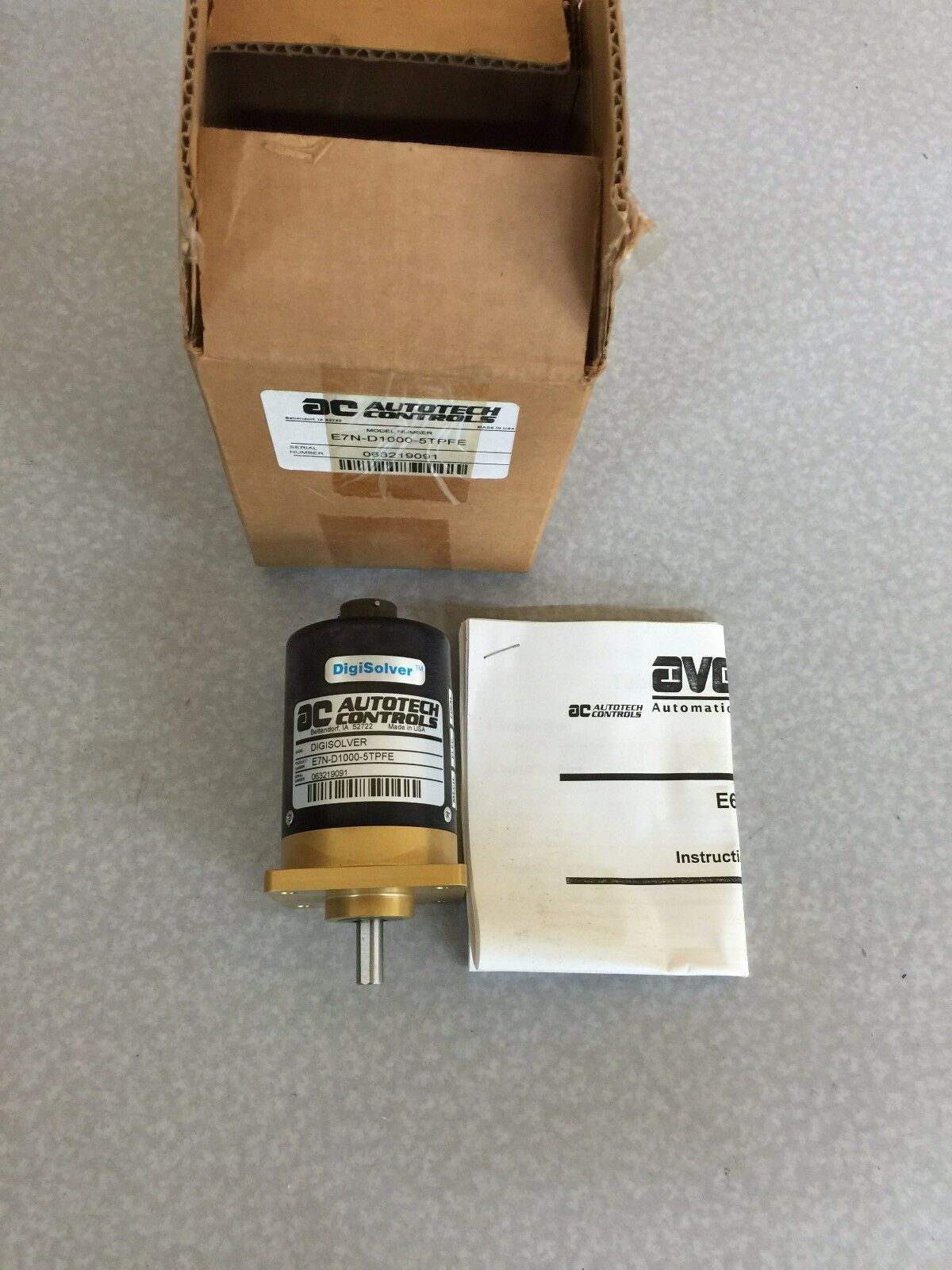 NEW IN BOX AUTOTECH CONTROLS DIGISOLVER E7N-D1000-5TPFE