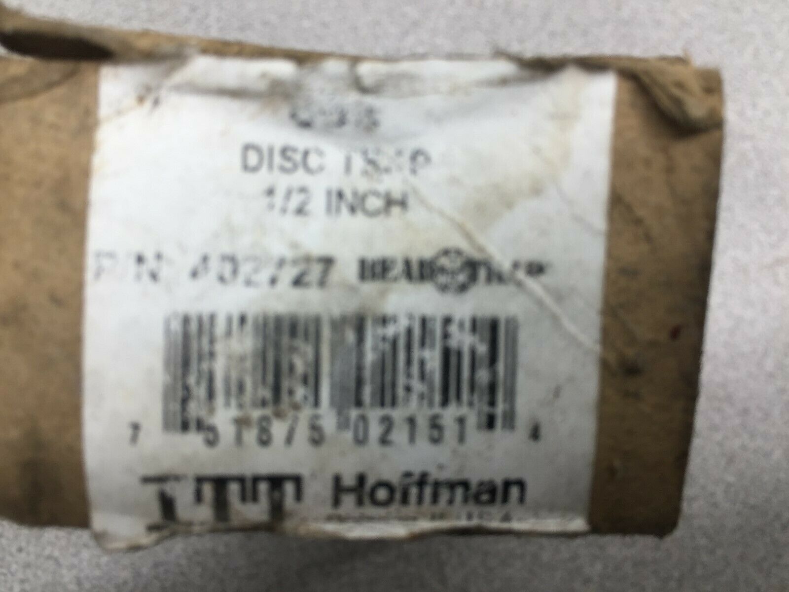 NEW IN BOX ITT HOFFMAN 1/2 THEMODISC STEAM TRAP NO. 656