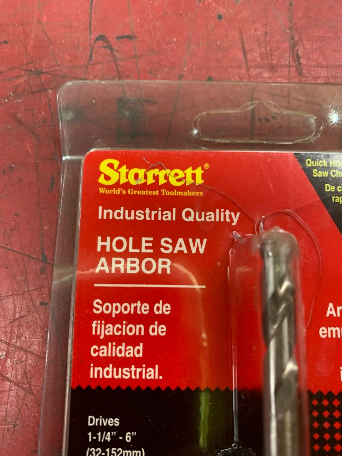 NEW IN PACKAGE STARRETT HOLE SAW ARBOR KA10