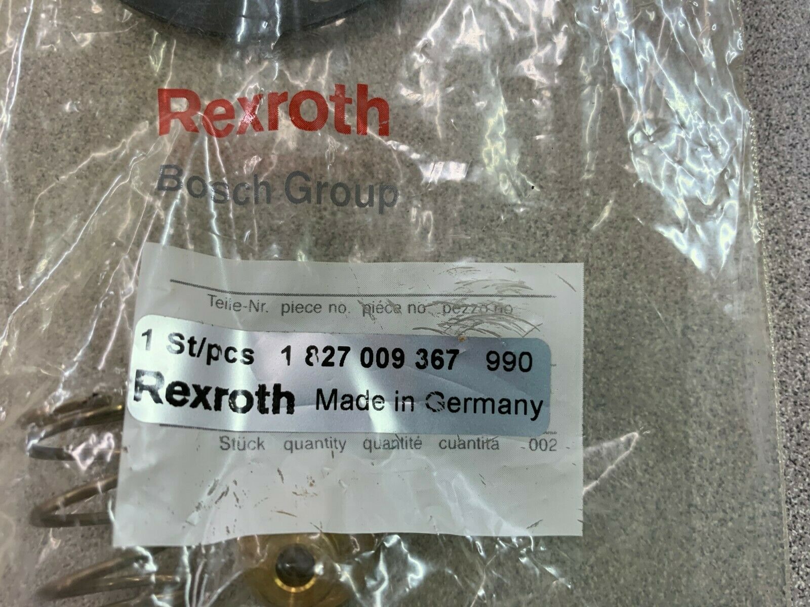 NEW IN BAG REXROTH REPAIR KIT 1 827 009 367 990