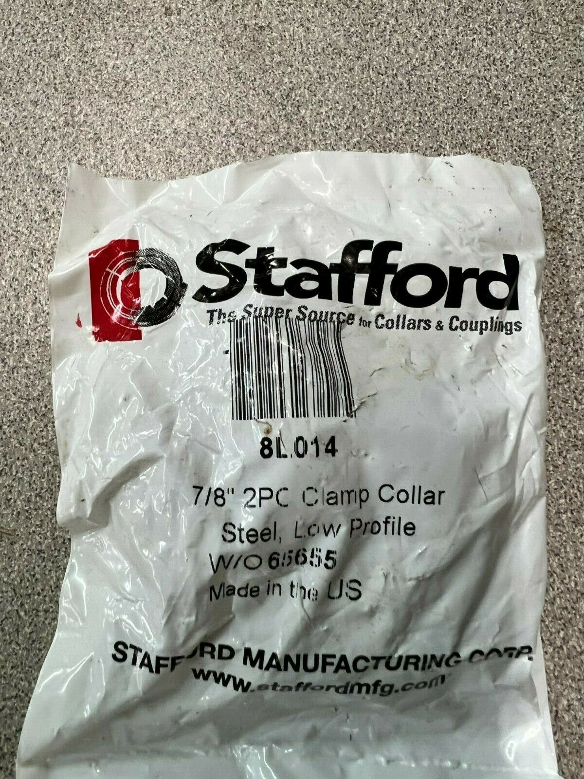 LOT OF 6 NEW IN BAG STAFFORD CLAMP COLLAR 8L014