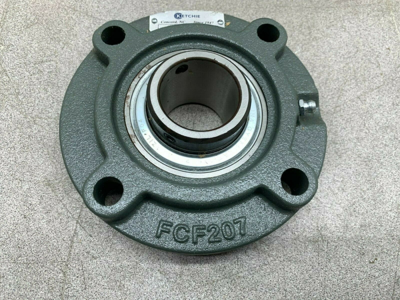 NEW KETCHIE FCF207 PILOTED FLANGE BEARING KH-4172-14A