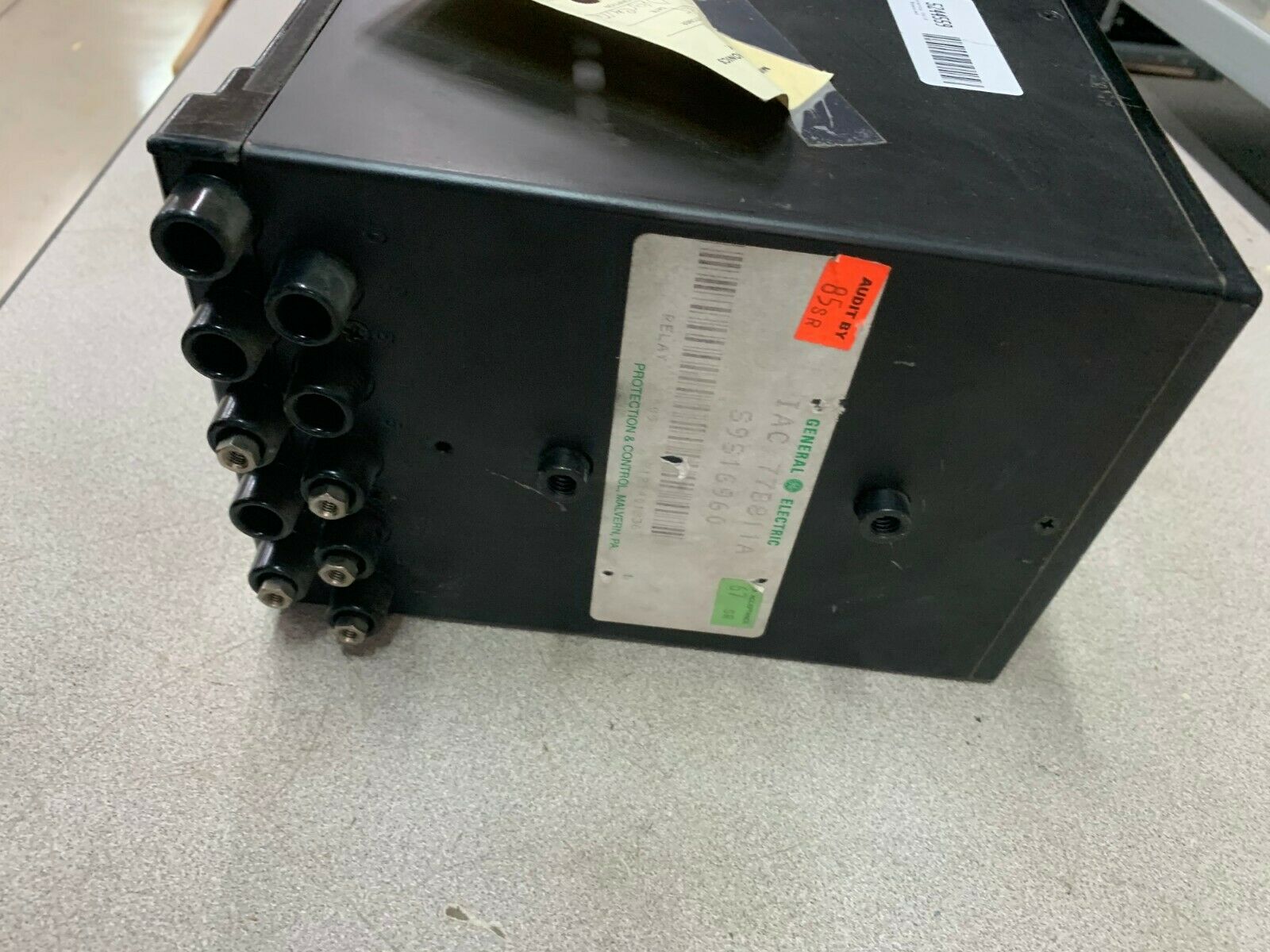 USED GENERAL ELECTRIC TYPE IAC TIME OVERCURRENT RELAY 12IAC77B811A