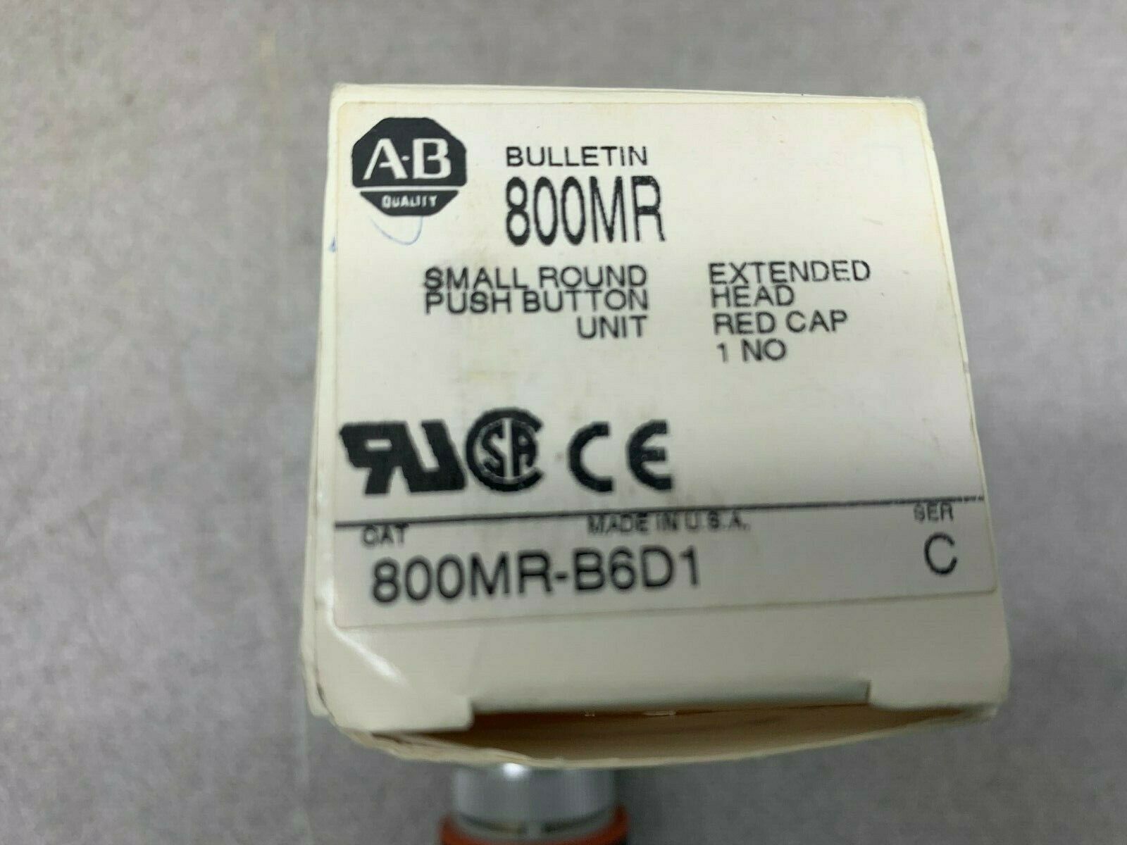 NEW IN BOX ALLEN BRADLEY  PUSHBUTTON 800MR-B6D1