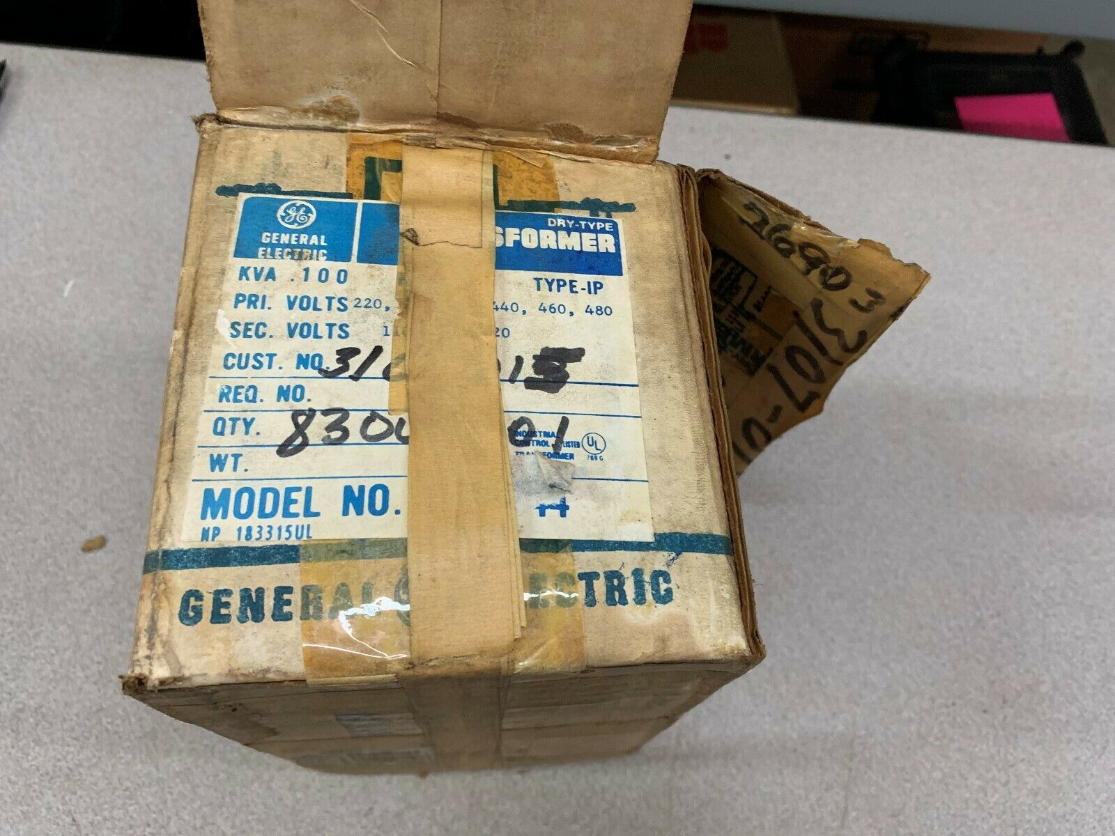 NEW IN BOX GE TRANSFORMER 9T58B44