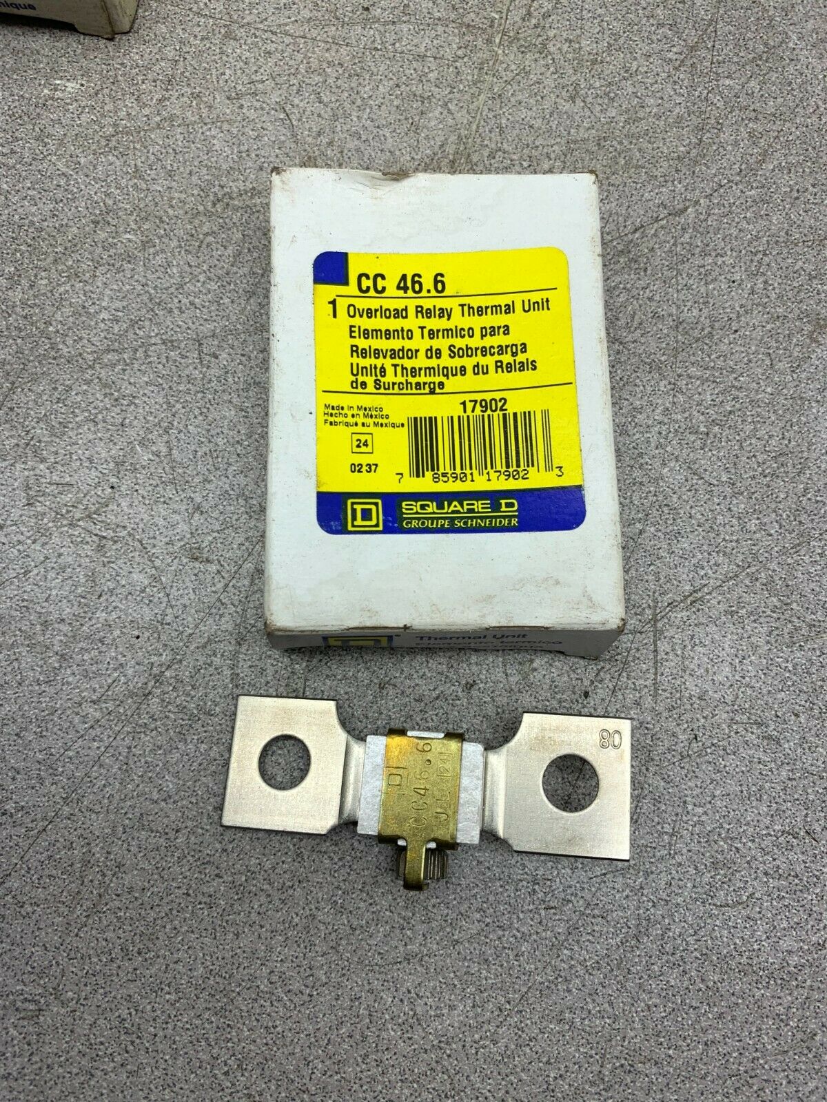 LOT OF 3 NEW IN BOX SQUARE D HEATER ELEMENT CC 46.6