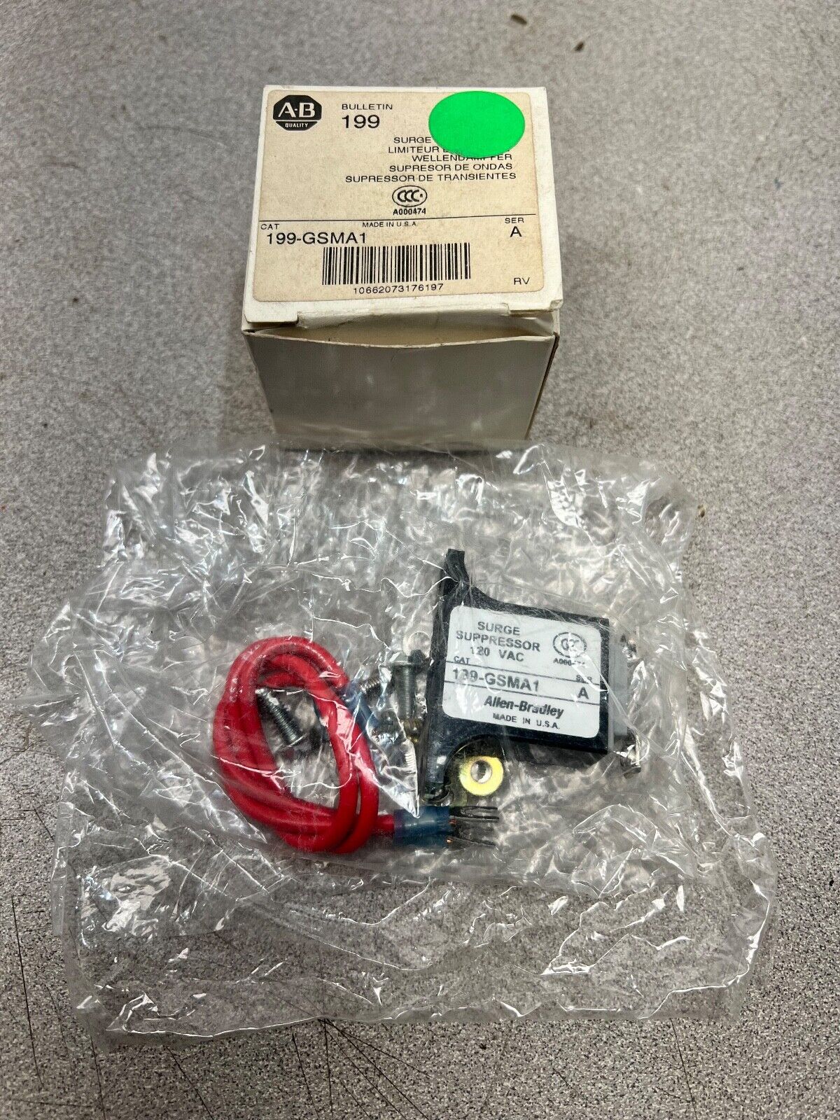 NEW IN BOX ALLEN BRADLEY SURGE SURPRESSOR 199-GSMA1 SERIES A