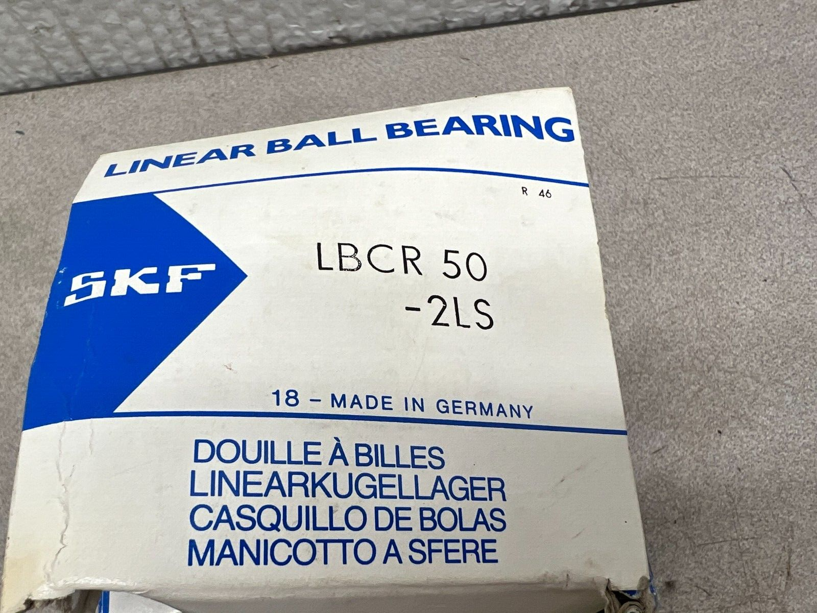 NEW IN BOX SKF LINEAR BEARING LBCR 50-2LS