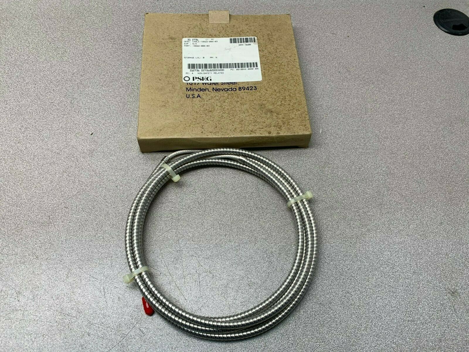 NEW IN BOX BENTLY NEVADA CABLE 18622-008-03